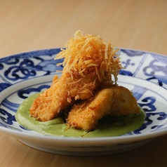 昆布〆あじのフライ