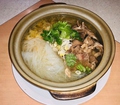 料理メニュー写真 ラム肉と漬け白菜鍋