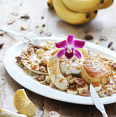 パンケーキ バナナ（キャラメル or チョコ）