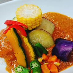 野菜のせカレー