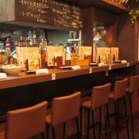 カウンター席は調理も楽しめる特等席☆彡