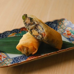 ししゃもの春巻き