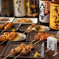 組み合わせ自由な焼き鳥で楽しむ贅沢時間
