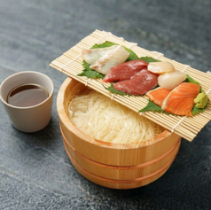涼風木桶そうめん
