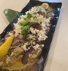 ねぎ塩牛たん山わさびぶっかけ