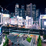 新宿西口方面の夜景は映画の撮影スポットにも使われる絶景スポット！