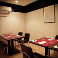 【ファミリー・女子会におすすめ】半個室席