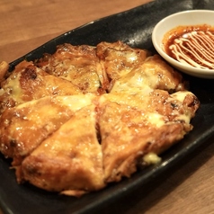 豚とキムチのチーズチヂミ