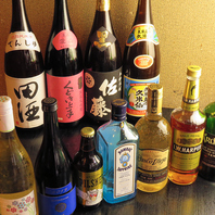 豊富なお酒の種類◎日替わり日本酒やクラフトビールも！