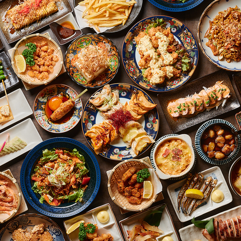 深夜営業/上野/個室/飲み放題/御徒町/焼鳥/餃子/ホルモン/串焼き/貸切/宴会