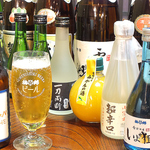 愛媛松山ならではの地ビール・地酒・伊予香る白州ハイボール等ドリンクも豊富に取り揃えております♪