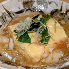 蟹あんかけの出汁巻き玉子の写真