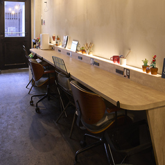 カウンターございます。