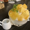 料理メニュー写真 マンゴーオレンジかき氷