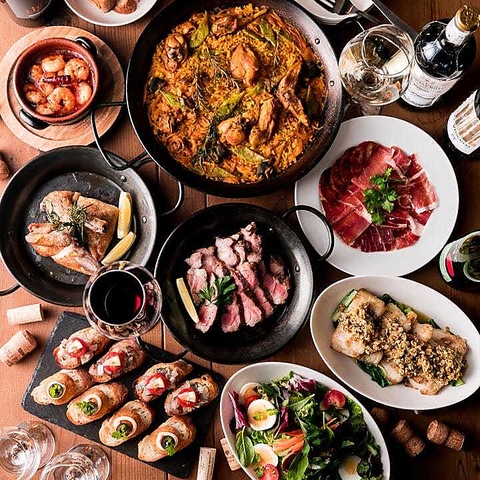 【カジュアルに楽しめる本格バル】本場スペインを体感できる料理をご用意しております