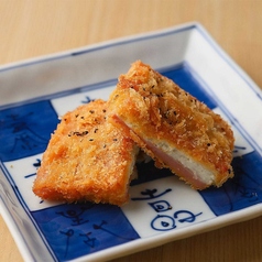 ゴルゴンゾーラのハムカツ