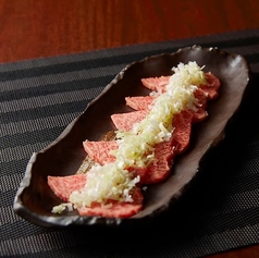 和牛ネギ載せ しゃぶ焼き