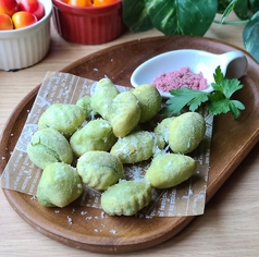 ほうれん草ニョッキのフライ