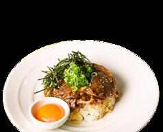 阿波牛リブロースの肉めし