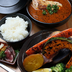 厚岸直送活あさりの出汁たっぷり特製スープカレー御膳