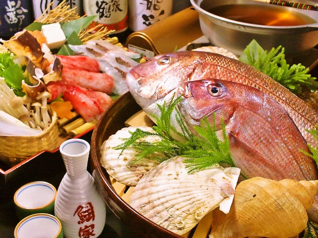 鯛、蟹、海鮮三昧！！本物の旨いがココに！！