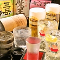 サク飲みも大歓迎！飲み放題は100種、定番の生ビール・ハイボール・ワイン・日本酒などラインナップ豊富に取り揃えております！