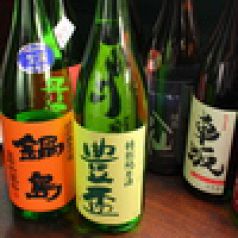 豊富な種類の日本酒