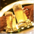 生ビールをはじめ、焼酎や日本酒、カクテル、ソフトドリンクなど、種類豊富なドリンクをお楽しみいただけます。定番からオリジナルまで幅広く取り揃えており、どなたでも満足いただけるラインナップです。お料理と一緒にお好きなドリンクで乾杯！宴会や飲み会,デートにも最適なプランで、心ゆくまでお楽しみください