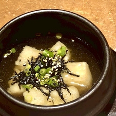 切り餅の揚げ浸し