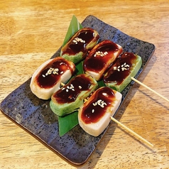 揚げだし生麩/[おすすめ]生麩田楽/[おすすめ]鶏肝の胡麻油ねぎだらけ　各