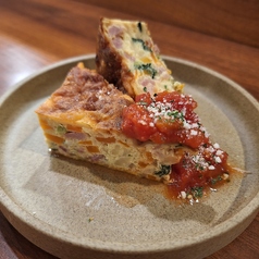 ベーコンとほうれん草のイタリアンオムレツ