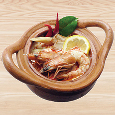 海老のスパイシースープ　トムヤムクン　Thai spicy sour shrimp soup