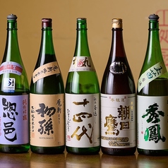 山形の地酒。厳選した日本酒やワインを常時12種以上