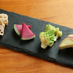 〈TOPPING〉季節の野菜4種盛り合わせ