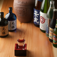オリジナル焼酎「元祥酒」や本格日本酒も◎
