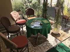 開放的な空間でお楽しみいただけます。