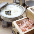 料理メニュー写真 土鍋で炊く 新潟県産コシヒカリ（一合）