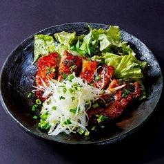 甲州地鶏の甘酢餡