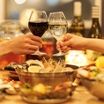 新鮮な海鮮料理とワインで乾杯♪普段のデートにはもちろん、誕生日や記念日などの特別な日のご利用にもおすすめです。