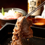 一枚一枚丁寧に焼いた黒毛和牛肉を召し上がれ