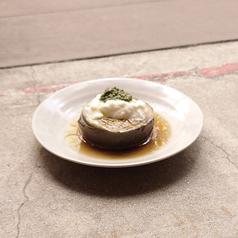 冷やしおでん 賀茂茄子とブッラータチーズ