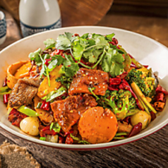 「麻辣拌」+ライス（マーラーバン）