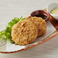 ローズポークと常陸牛のメンチ