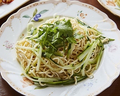 干し豆腐と香菜和え