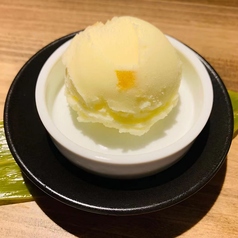 黒蜜バニラ/柚子シャーベット　各種