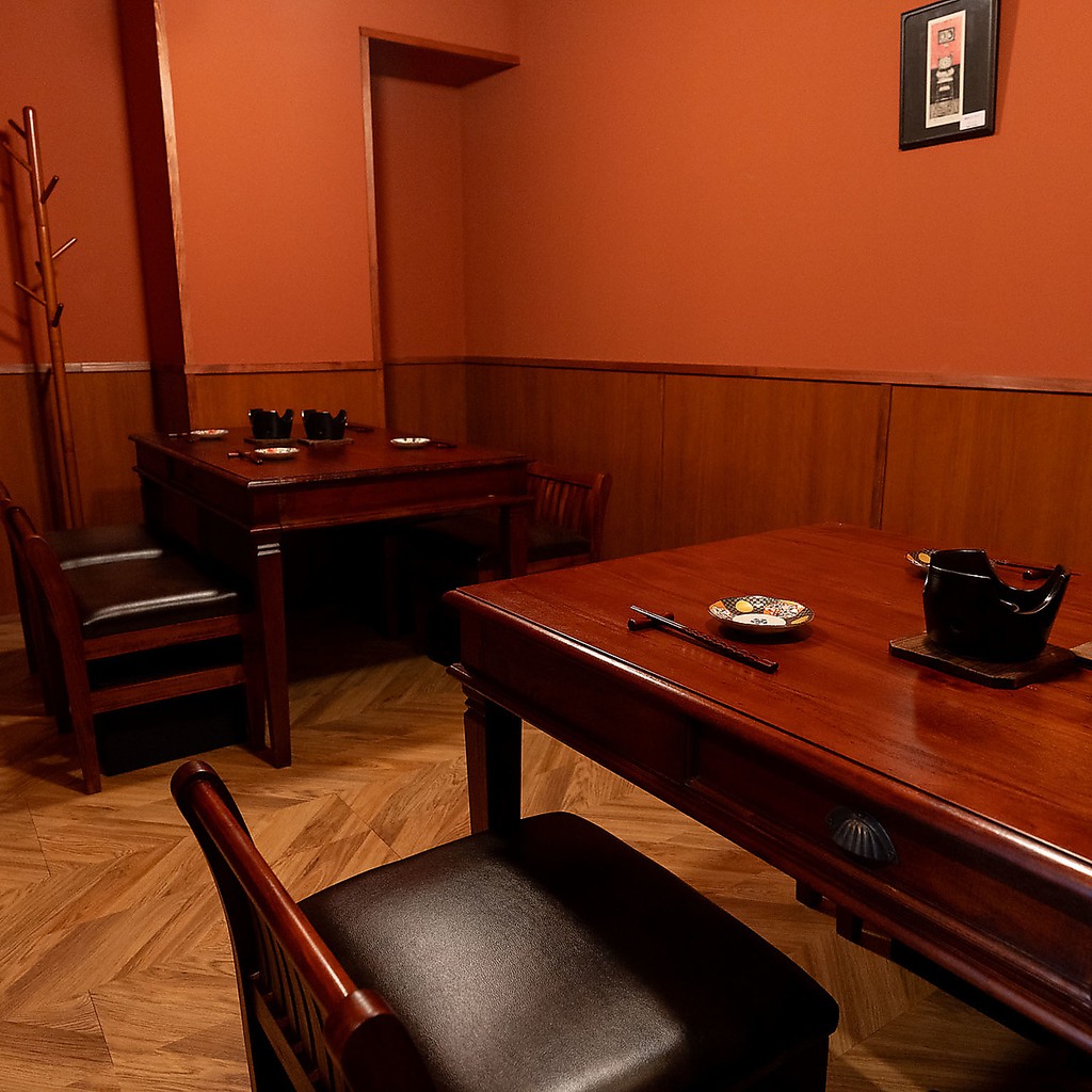 席間隔を広めにプライベート空間♪