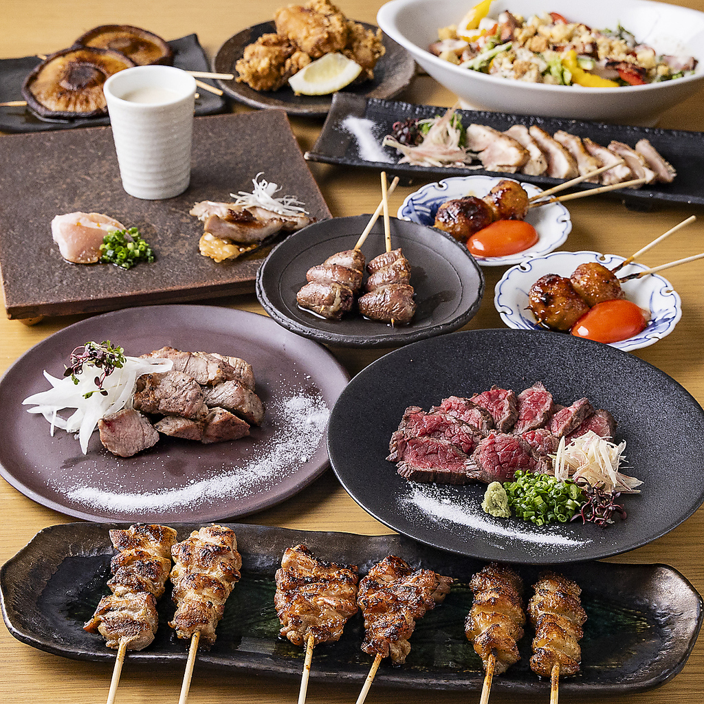 ボリューム満点の2時間飲み放題付きコースを5500円（税込）～各種ご用意をしております◎