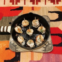 マッシュルームの肉詰めモッツレラチーズオーブン焼き