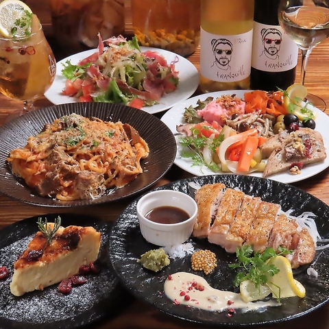 お客様が思わずほっと「Nadegata」になってしまうカジュアルなイタリアンのお店です。