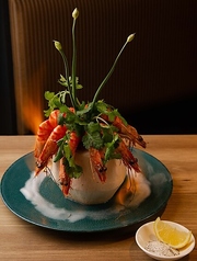 海老の生ココナッツ煮(10尾)